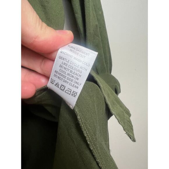 Show Me Your MuMu Army Jacket Olive Bull Sz. S - Picture 5 of 6